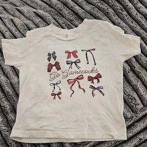 Tultex Kids White Tee with Bow Design